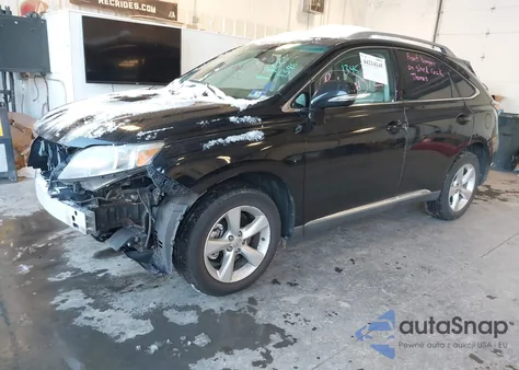 2010 Lexus Rx 350 z USA, uszkodzony, nr VIN 2T2BK1BA6AC008508